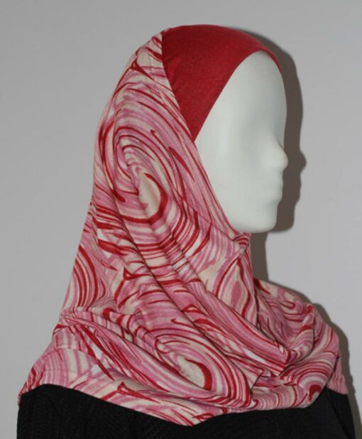 Swirl Pattern Al Amirah Hijab hi1628