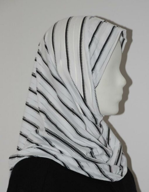Ribbon Trim Al Amirah Hijab   hi1656