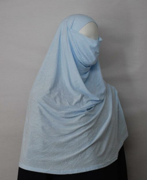 Al-Amirah Iranian style Embroidered Full-Coverage Hijab  hi1684
