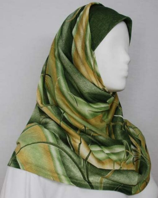 Multitone Stripe Al Amirah Hijab  hi1714