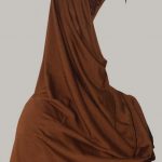 Cotton Blend Lace Trim Al Amirah Hijab hi1768