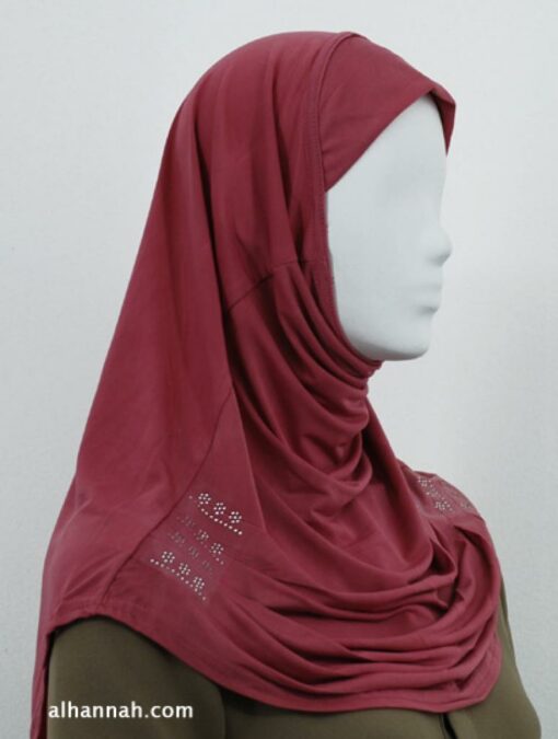 Al-Amirah One Piece Beaded Hijab hi1829