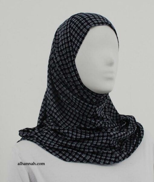 Striped Print Al Amirah Hijab hi1854