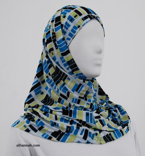 Contemporary Block Print Al Amirah Hijab hi1855