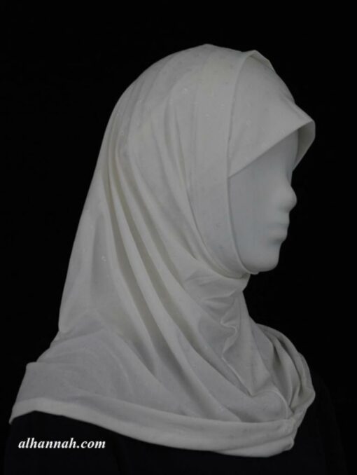 Two Piece Jacquard Al Amirah Hijab hi1932