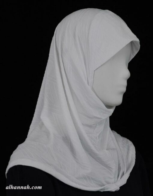 Two Piece Jacquard Al Amirah Hijab hi1934