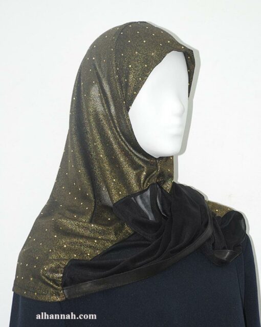 Kuwaiti style twist hijab hi1953