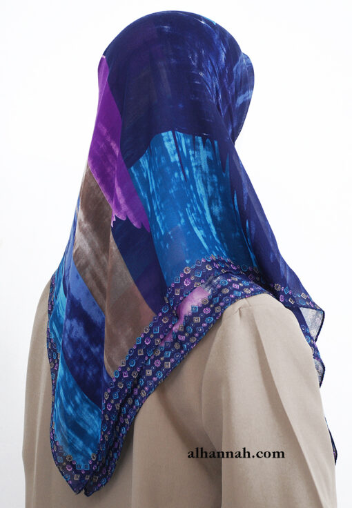 Turkish Colorful Printed Hijab hi2005