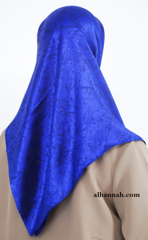 Turkish Patterned Solid Color Hijab hi2010