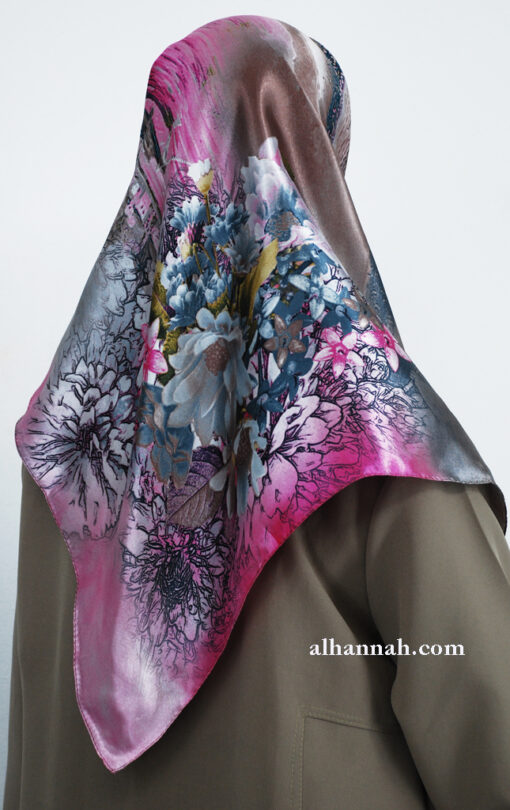 Turkish Printed Floral Hijab hi2012
