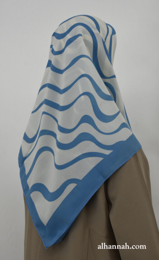 Hijab with Wave Print hi2029