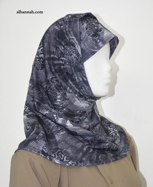 AlAmirah Hijab with Abstract Floral Print hi2038