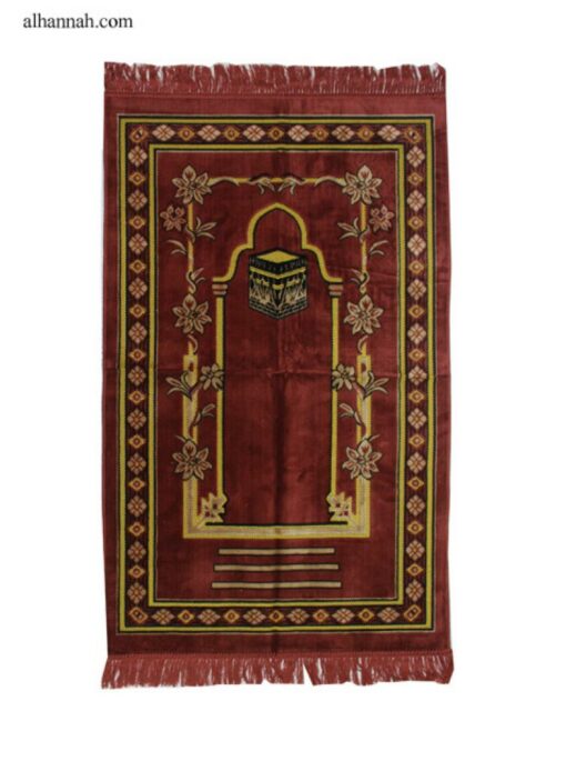 Embroidered Pattern Prayer Rug ii1017