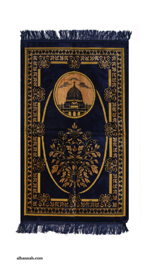 Turkish Prayer Rug Features Dome and Tree of Life Design ii1058