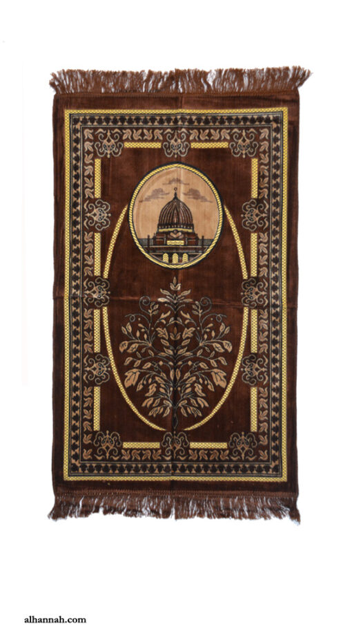 Turkish Prayer Rug Features Dome and Tree of Life Design ii1059