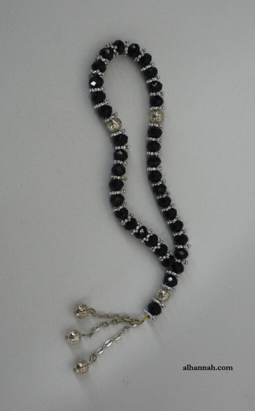 Deluxe Cut Crystal 33 bead prayer beads ii1076