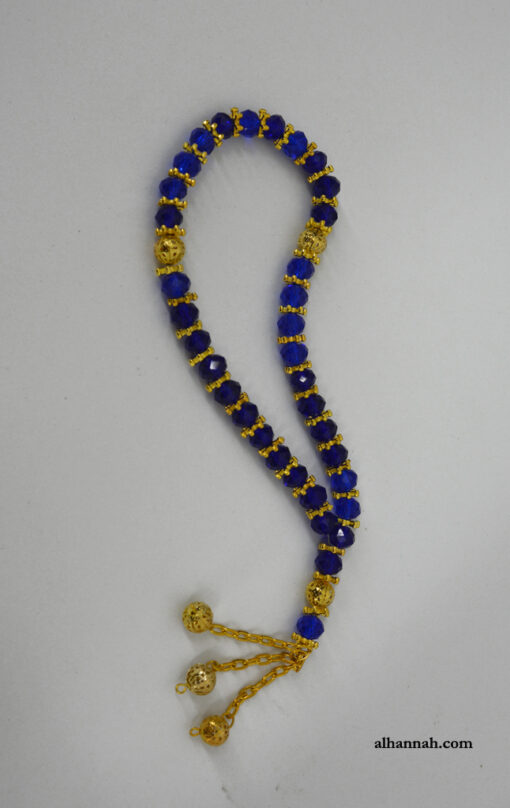 Sapphire Tone Deluxe Prayer Beads ii1079