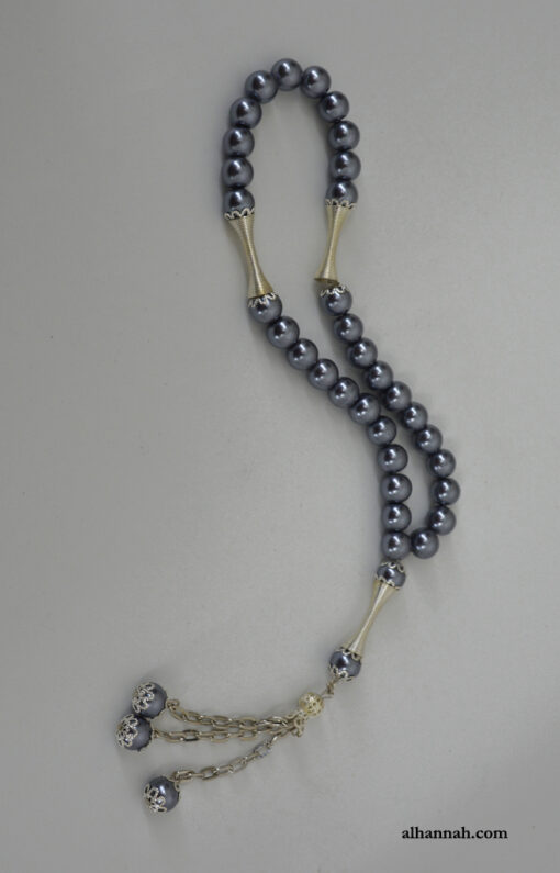 Hematite Tone Prayer Beads  ii1080