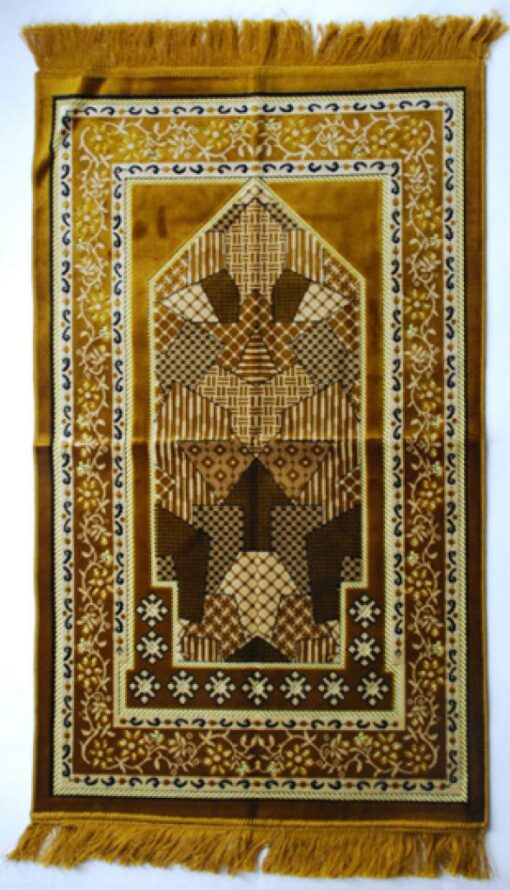 Premium velour woven prayer rug  ii667
