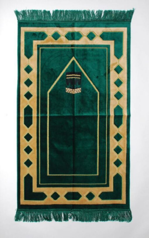 Diamond Frame Kabba Islamic Prayer Rug ii792