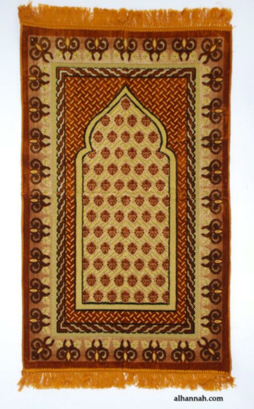 Geometric Pattern Woven Turkish Prayer Rug  ii958