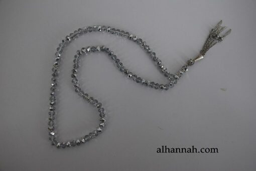 Premium Metallic Cut-Crystal Prayer Beads ii973