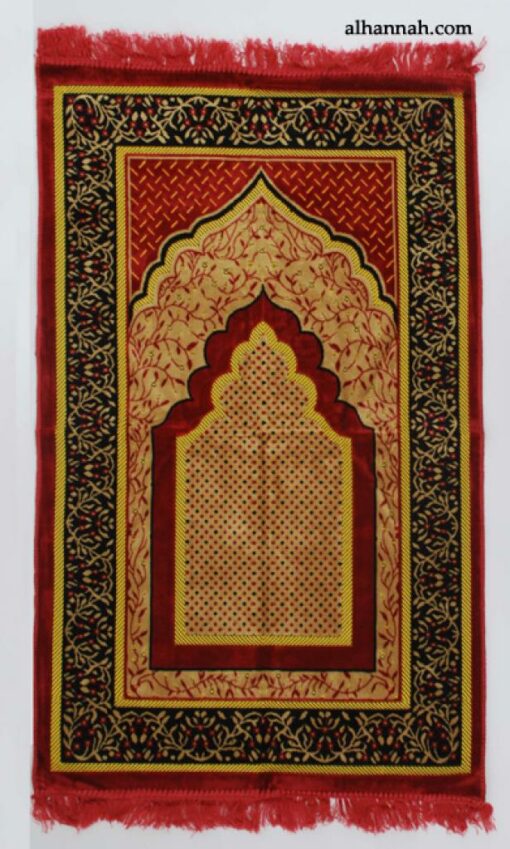 Embroidered Pattern Prayer Rug ii994