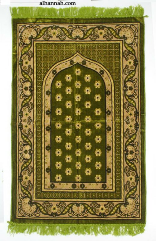 Embroidered Pattern Prayer Rug ii995