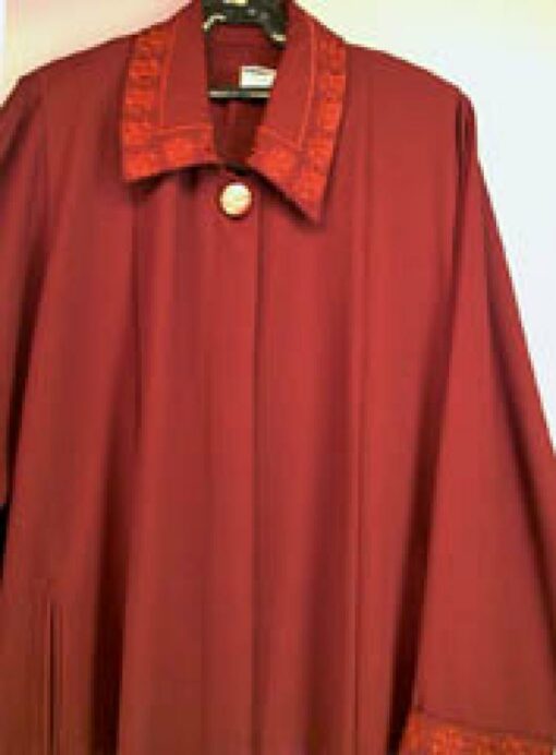 Jordanian Embroidered Coat Style Jilbab ji238