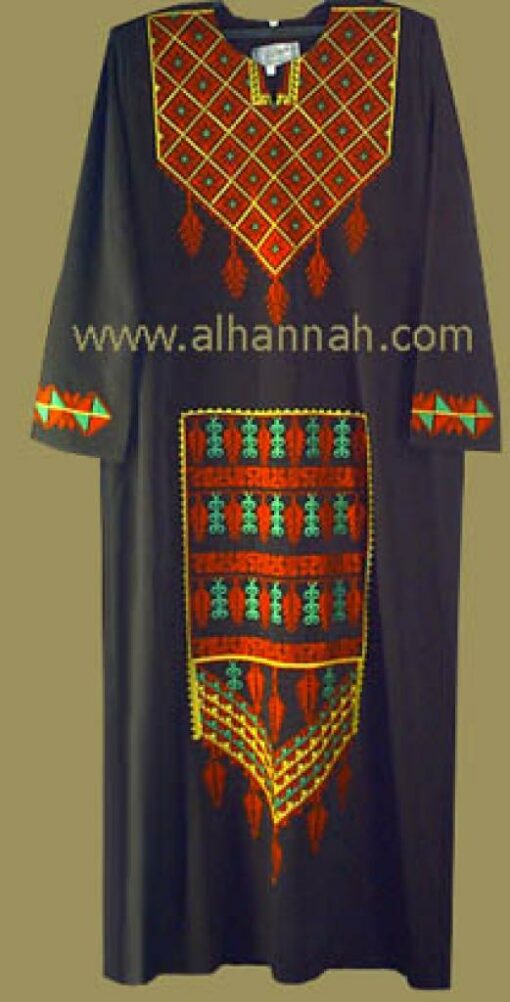 Embroidered Bedouin Style Thobe  jo411