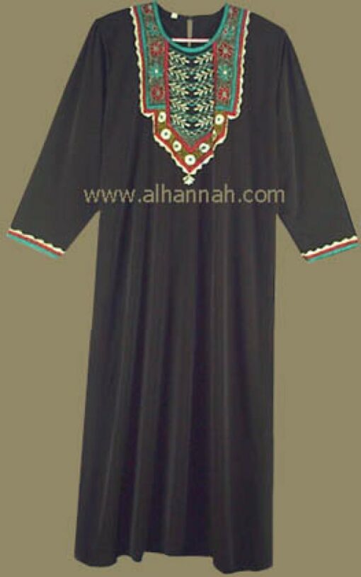 Embroidered Jordanian  Thobe  jo415