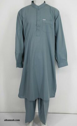 Men's Solid Color Salwar Kameez - No Embroidery  me458