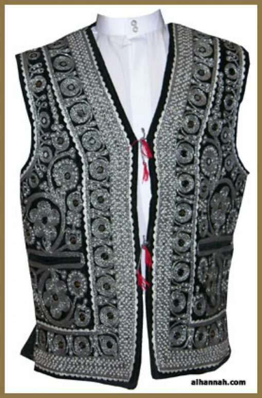 Men's Embroidered Vest   me472
