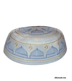 Dome  Crescent and Star Pattern Kufi me675