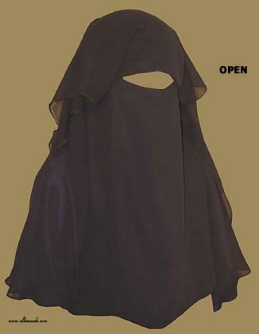 Extra Large Saudi Triple Layered Burqa ni119