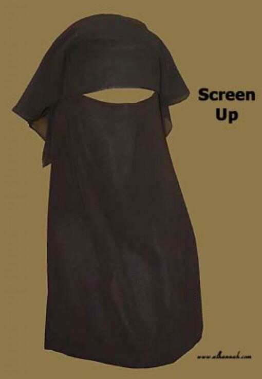 Traditional Saudi Style Triple Layered Burqa - No String ni122