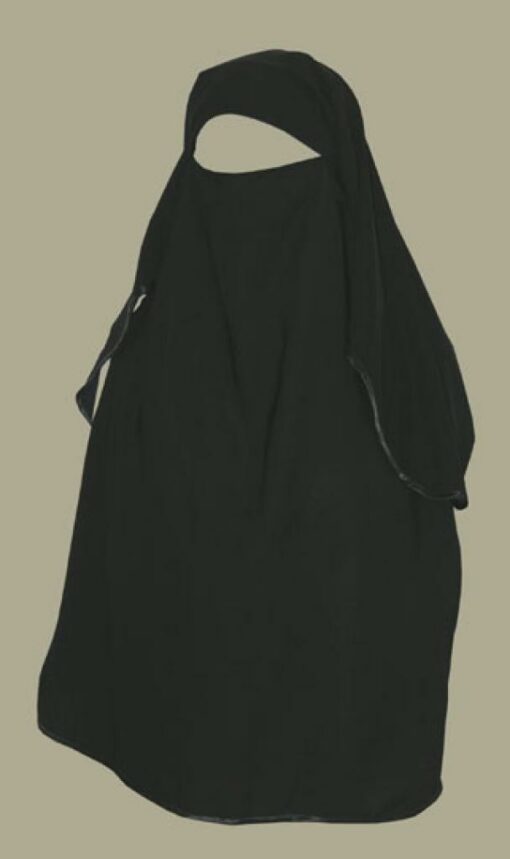 Traditional Saudi style triple layered burqa ni139