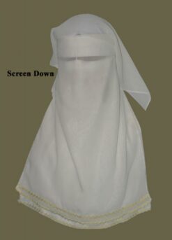 Traditional Saudi style triple layered burqa ni141