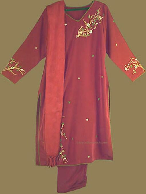 Traditional Embroidered Salwar Kameez  sk529