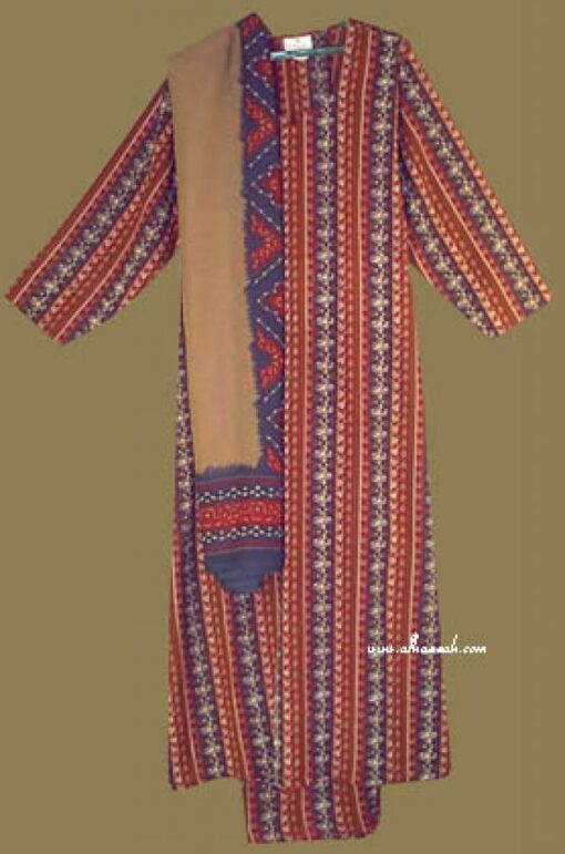 Traditional Striped Salwar Kameez   sk641