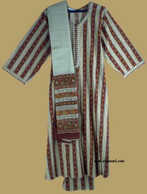 Traditional Striped Salwar Kameez   sk718