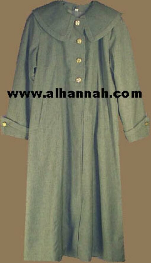 Jilbab - Lined Syrian Coat Style 400