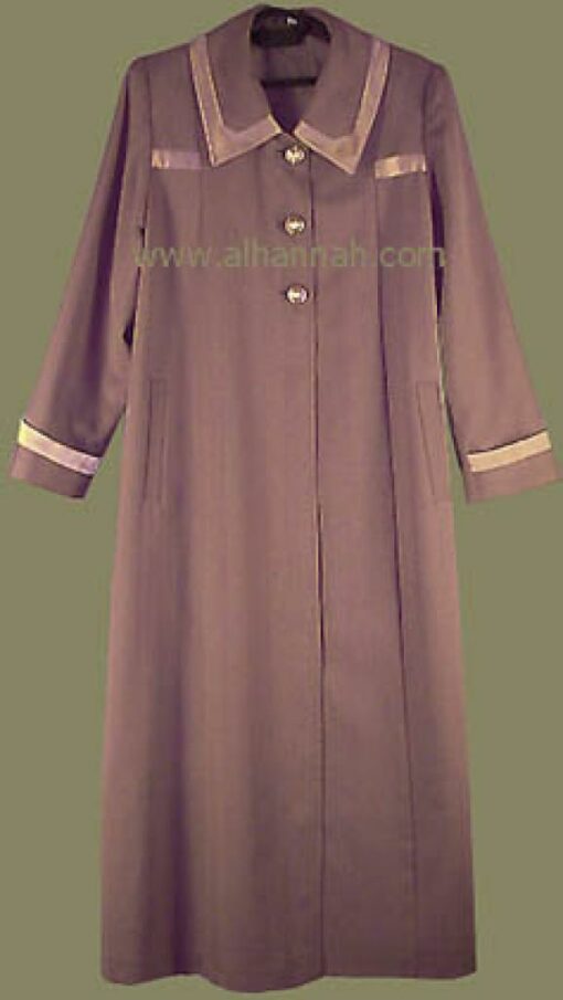 Jilbab - Lined Syrian Coat Style