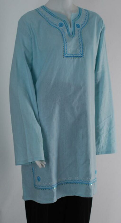 Embroidered Tunic Top st538