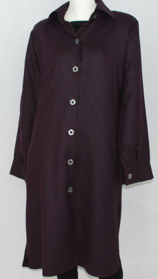 Al Karam Striped Jacquard Tunic Shirt   st554
