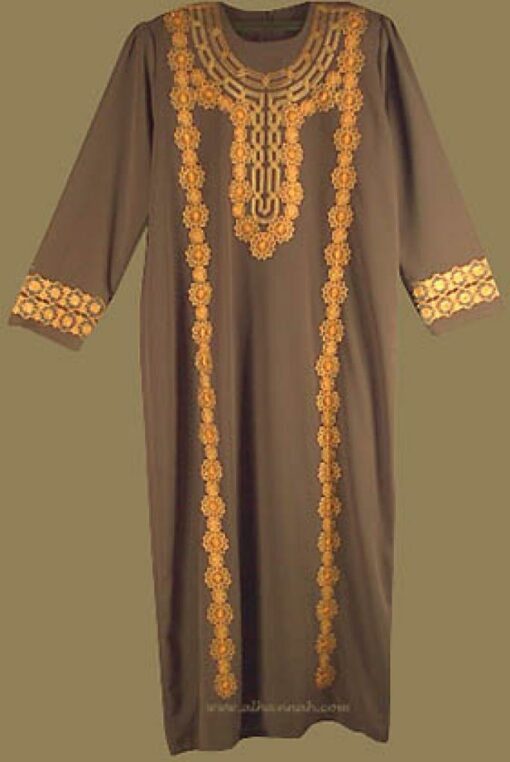 Embroidered Bedouin Style Thobe th512