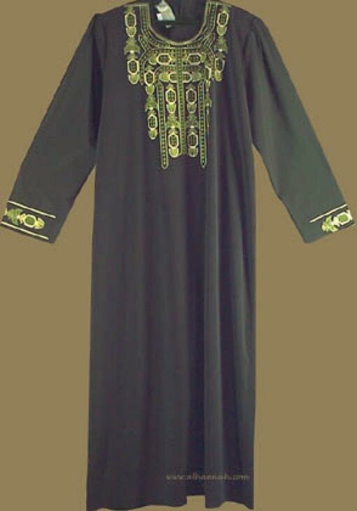Embroidered Bedouin Style Thobe   th516