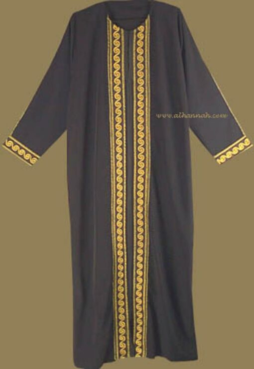Classic Embroidered Middle Eastern Thobe  th526