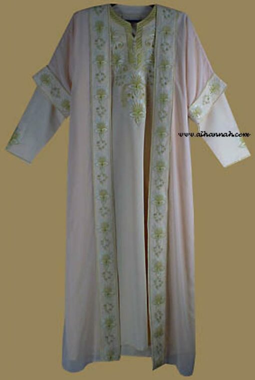 Islamic Wedding Dress and Matching Abaya th536