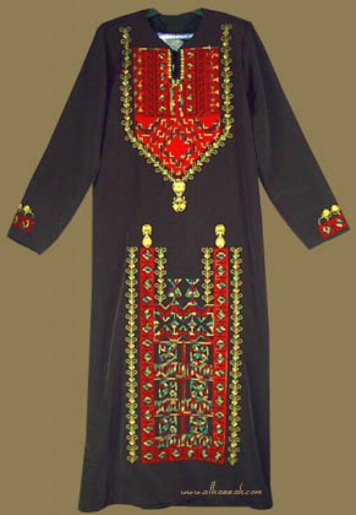 Embroidered Bedouin Style Thobe  th538